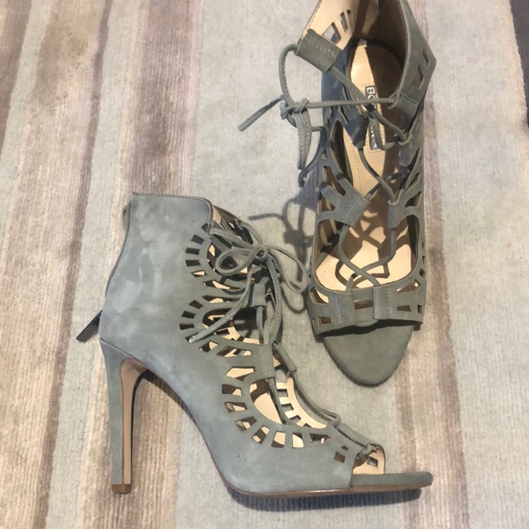 BCBG suede lace up heels - Picture 2 of 4